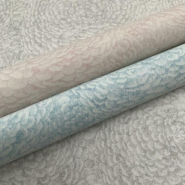 floret-wallpaper-blue-york-wallcoverings-bo6754 - York Wallcoverings Wallpaper