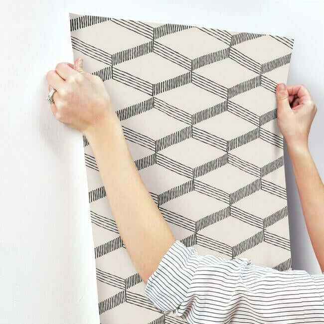 Palisades Paperweave Beige Wallpaper - York Wallcoverings - BO6721 - York Wallcoverings Wallpaper