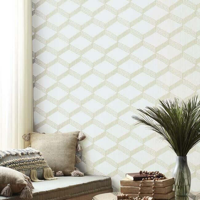 palisades-paperweave-taupe-wallpaper-york-wallcoverings-bo6724 - York Wallpaper Wallpaper
