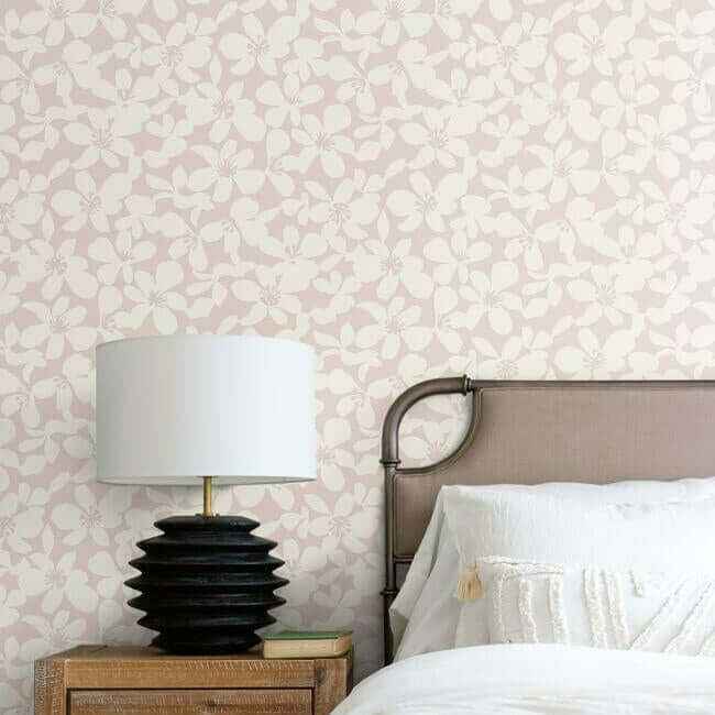 Free Spirit Pink Wallpaper - York Wallcoverings - BO6685