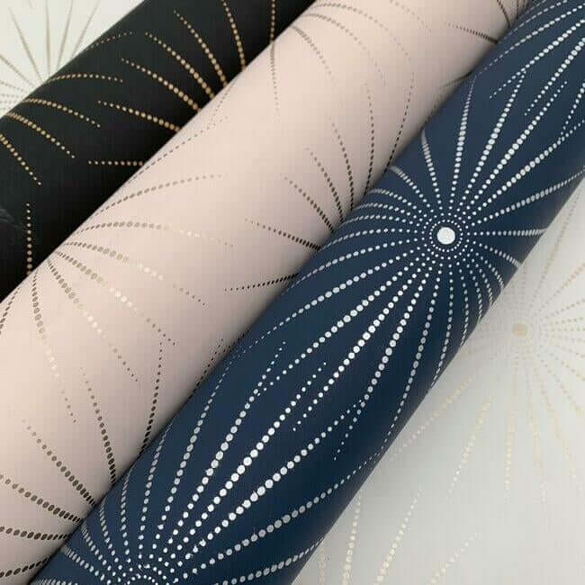 starlight-black-gold-wallpaper-york-wallcoverings-bo6696 - York Wallcoverings Wallpaper