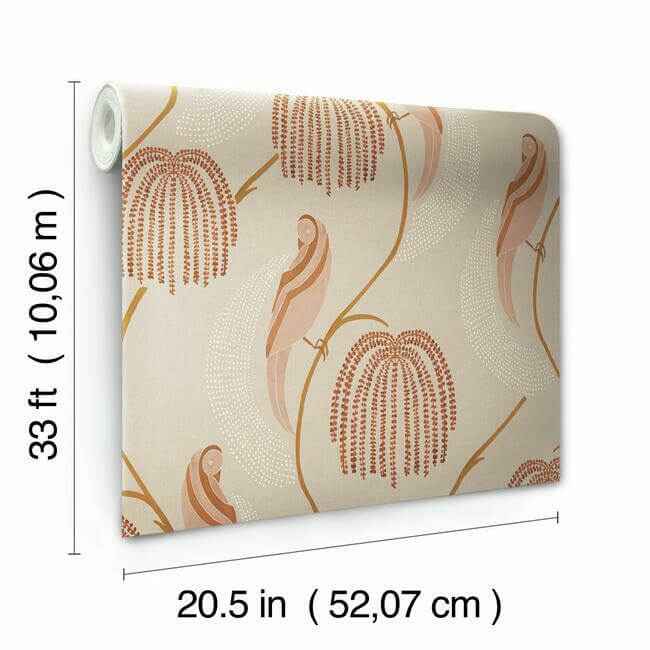 Blaise Light Pink Wallpaper - York Wallcoverings - CH1436 - York Wallcoverings Wallpaper