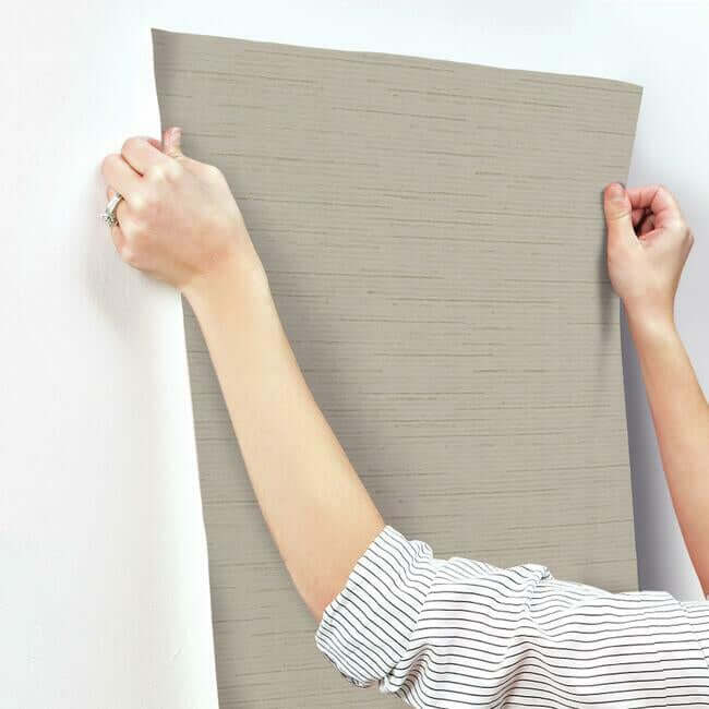 ribbon-bamboo-silver-metallic-wallpaper-york-wallcoverings-dd3832 - York Wallpaper Wallpaper