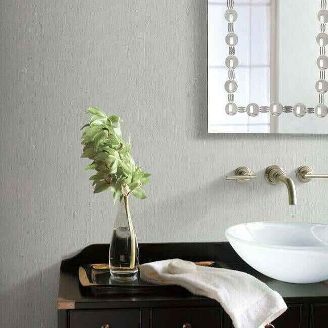 Natural Texture White Wallpaper - York Wallcoverings - DD3721 - York Wallcoverings Wallpaper