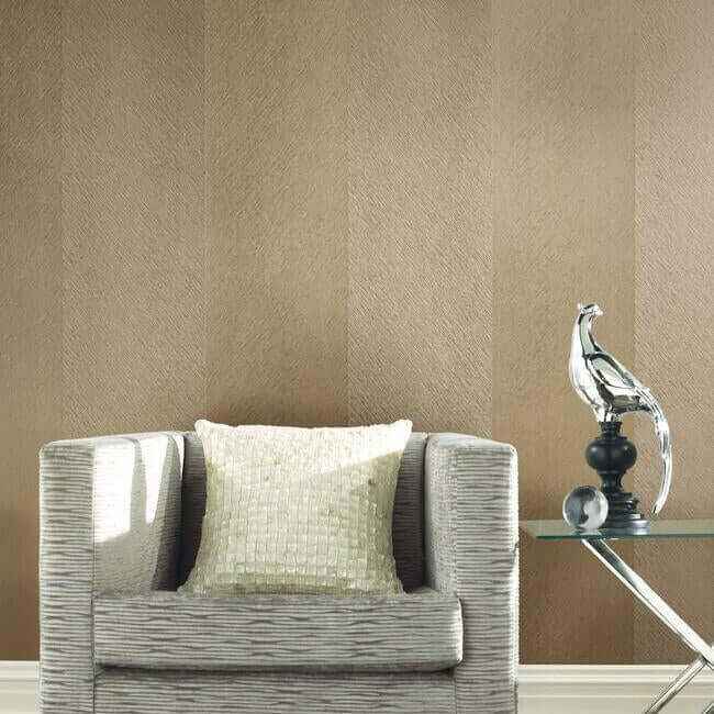Etched Chevron Gold Wallpaper - York Wallcoverings - DD3783 - York Wallcoverings Wallpaper