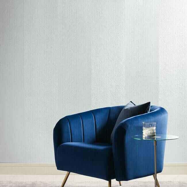 Etched Chevron White Wallpaper - York Wallcoverings - DD3782