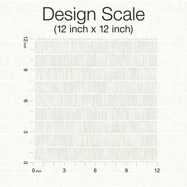 horizontal-hash-marks-white-cream-wallpaper-york-wallcoverings-bw3812 - York Wallcoverings Wallpaper