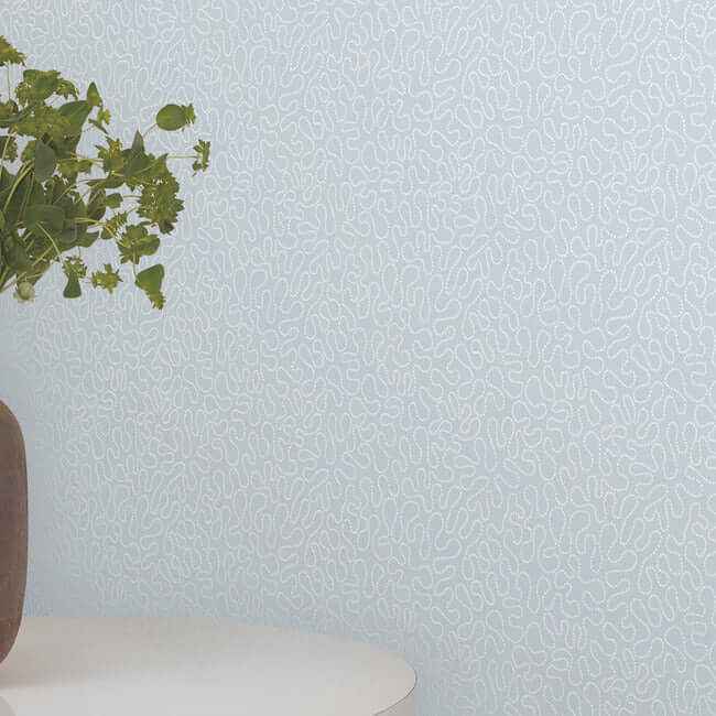 Effervesce Blue Wallpaper - York Wallcoverings - MN1881 - York Wallcoverings Wallpaper