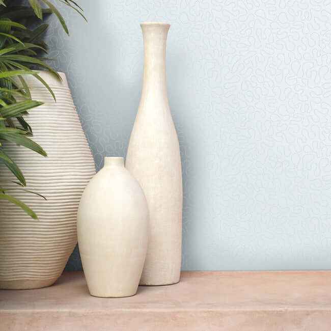 Effervesce Blue Wallpaper - York Wallcoverings - MN1881 - York Wallcoverings Wallpaper