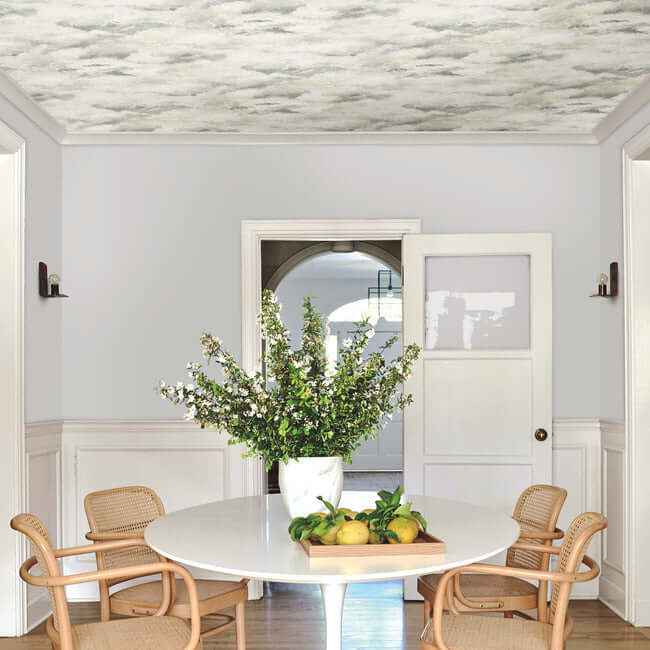 Plein Air Tan & Grey Wallpaper - York Wallcoverings - MN1810 - York Wallcoverings Wallpaper