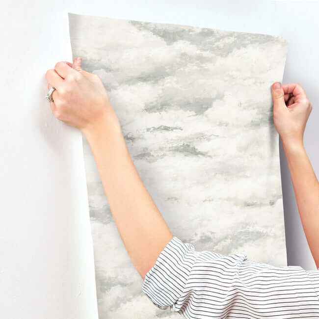 Plein Air Tan & Grey Wallpaper - York Wallcoverings - MN1810 - York Wallcoverings Wallpaper