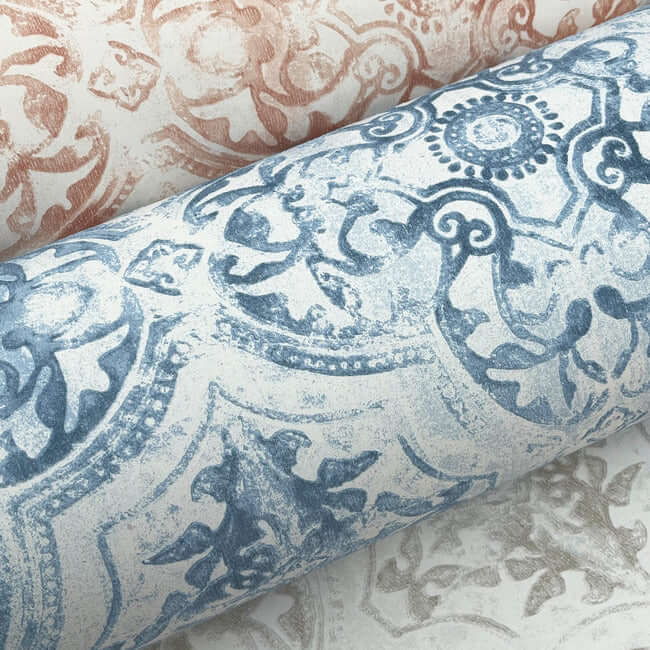 quartet-off-white-tan-wallpaper-york-wallcoverings-mn1892 - York Wallcoverings Wallpaper