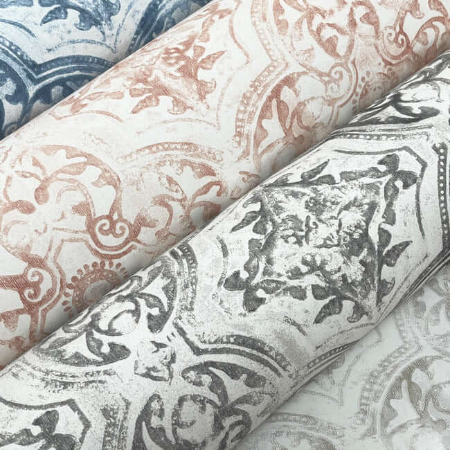 quartet-white-black-wallpaper-york-wallcoverings-mn1890 - York Wallcoverings Wallpaper