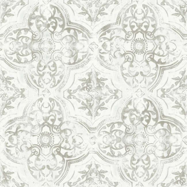quartet-white-neutral-wallpaper-york-wallcoverings-mn1893 - York Wallcoverings Wallpaper