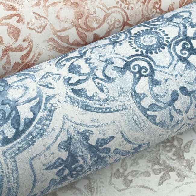 Quartet White & Neutral Wallpaper - York Wallcoverings - MN1893 - York Wallcoverings Wallpaper