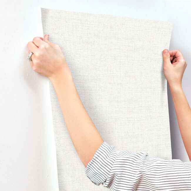 Papyrus Weave Off White Wallpaper - York Wallcoverings - MN1930 - York Wallcoverings Wallpaper