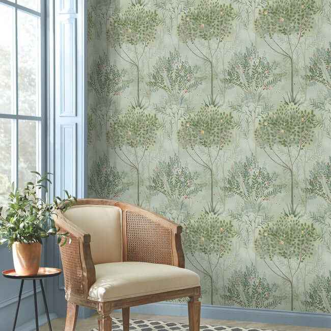 Orchard Green Wallpaper - York Wallcoverings - MN1823 - York Wallcoverings Wallpaper