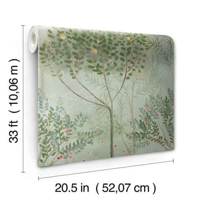 Orchard Green Wallpaper - York Wallcoverings - MN1823 - York Wallcoverings Wallpaper