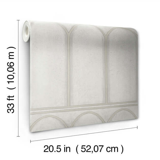 arches-grey-pearl-wallpaper-york-wallcoverings-mn1832 - York Wallcoverings Wallpaper