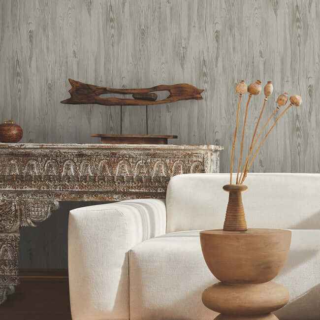 Rusticano Grey Wallpaper - York Wallcoverings - MN1953 - York Wallcoverings Wallpaper