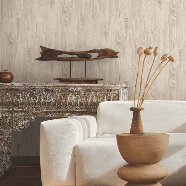 Rusticano Taupe Wallpaper - York Wallcoverings - MN1951 - York Wallcoverings Wallpaper