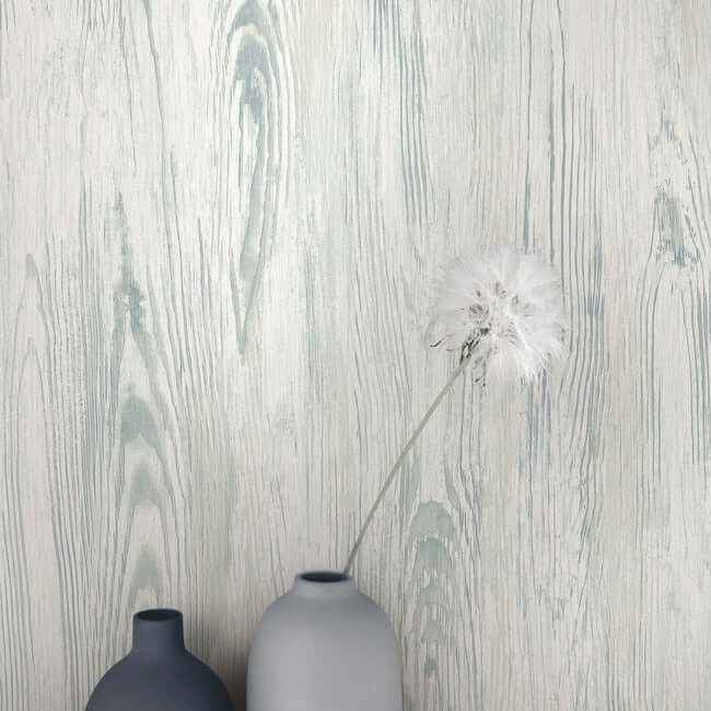 Rusticano White & Blue Wallpaper - York Wallcoverings - MN1952 - York Wallcoverings Wallpaper