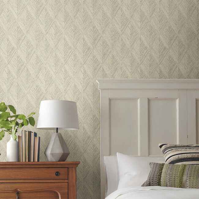 Belmont Beige Wallpaper - York Wallcoverings - OM3633 - York Wallcoverings Wallpaper