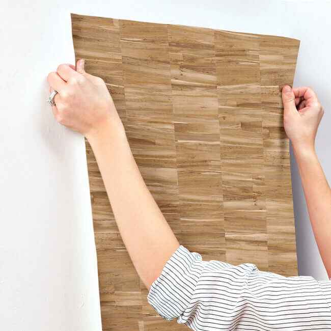 Reserve Brown Wallpaper - York Wallcoverings - OM3603 - York Wallcoverings Wallpaper