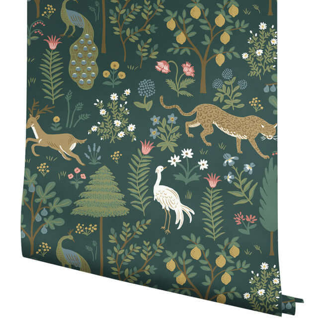 menagerie-blue-wallpaper-york-wallcoverings-rp7306 - York Wallpaper Wallpaper