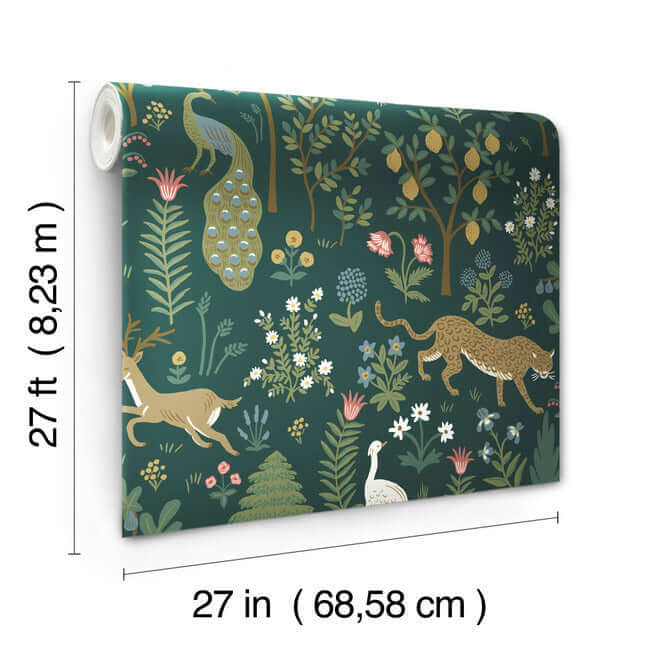 menagerie-blue-wallpaper-york-wallcoverings-rp7306 - York Wallpaper Wallpaper