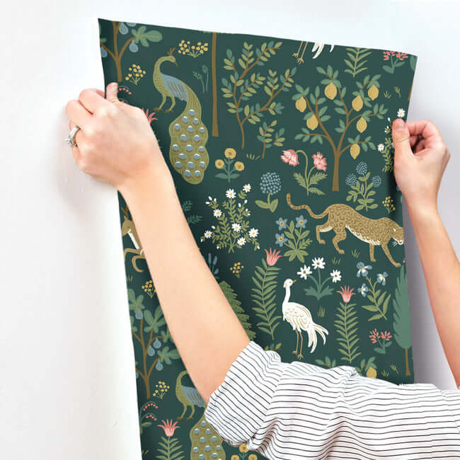 menagerie-blue-wallpaper-york-wallcoverings-rp7306 - York Wallpaper Wallpaper