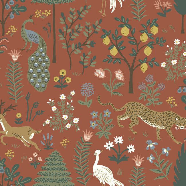 menagerie-wallpaper-rust-york-wallcoverings-rp7301
