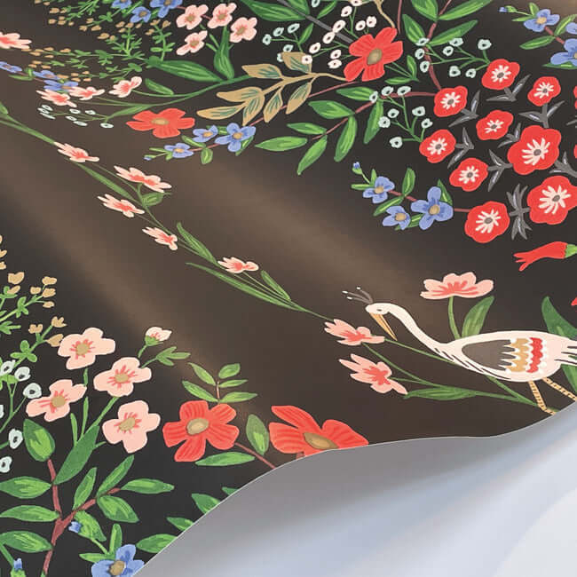 luxembourg-wallpaper-black-multi-york-wallcoverings-rp7329 - York Wallcoverings Wallpaper