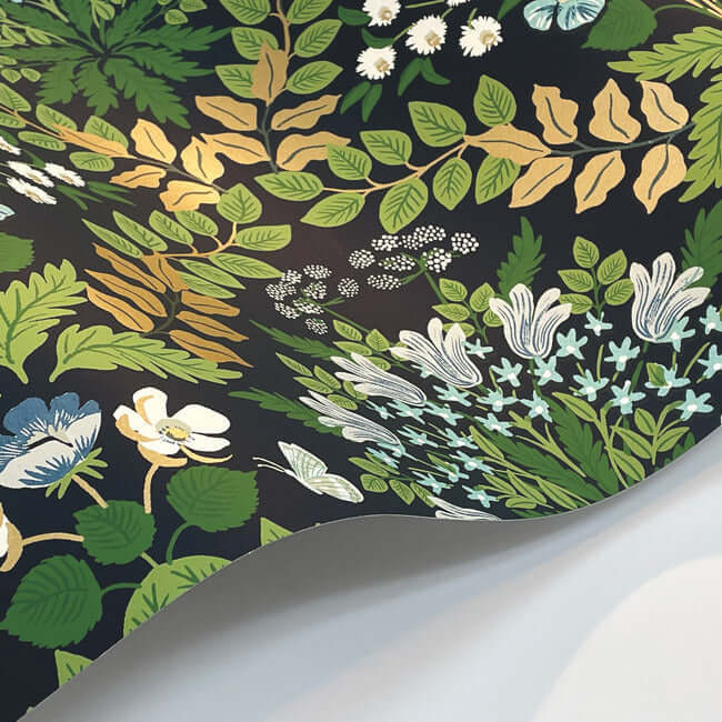 bramble-navy-green-wallpaper-york-wallcoverings-rp7324 - York Wallpaper Wallpaper