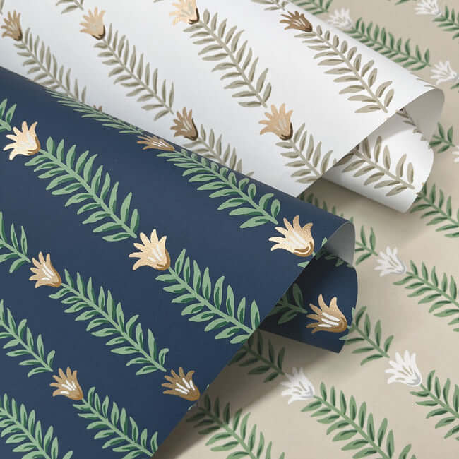 eden-wallpaper-navy-york-wallcoverings-rp7342 - York Wallcoverings Wallpaper