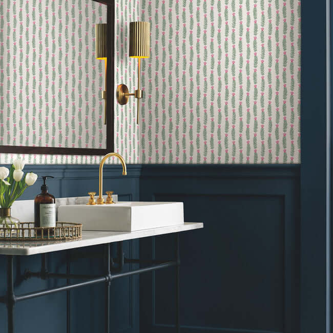 eden-white-green-wallpaper-york-wallcoverings-rp7340 - York Wallpaper Wallpaper