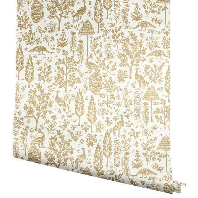 Menagerie Toile Beige Wallpaper - York Wallcoverings - RP7371 - York Wallcoverings Wallpaper