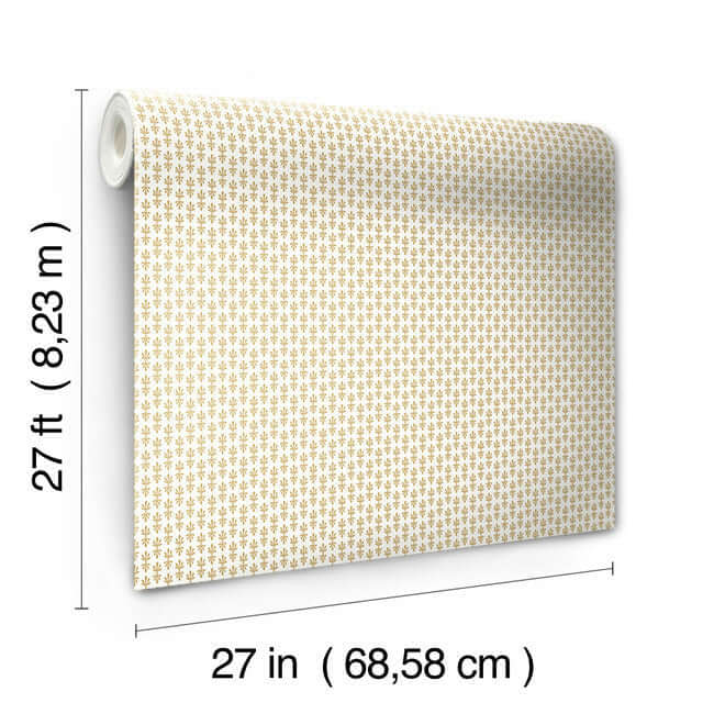 petal-beige-wallpaper-york-wallcoverings-rp7360 - York Wallpaper Wallpaper