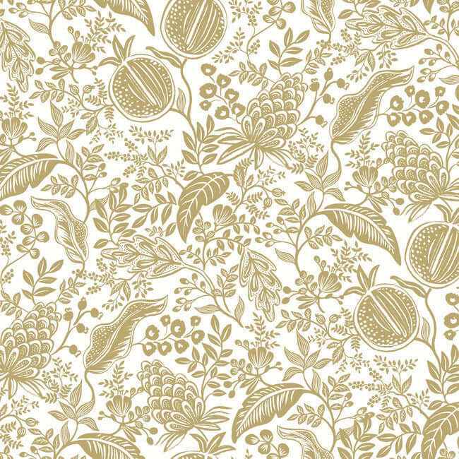 Pomegranate White Wallpaper - York Wallcoverings - RP7391