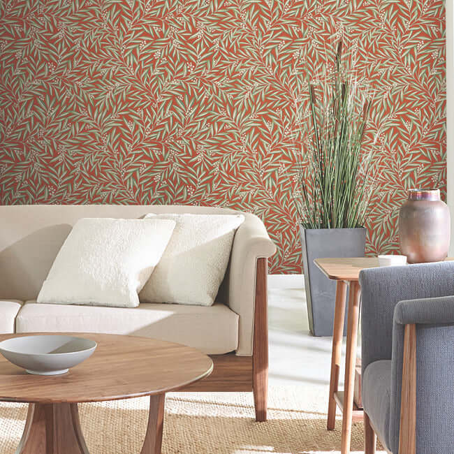 rowan-rust-wallpaper-york-wallcoverings-ac9131 - York Wallpaper Wallpaper