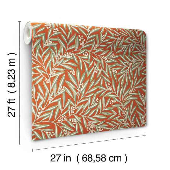 Rowan Rust Wallpaper - York Wallcoverings - AC9131 - York Wallcoverings Wallpaper