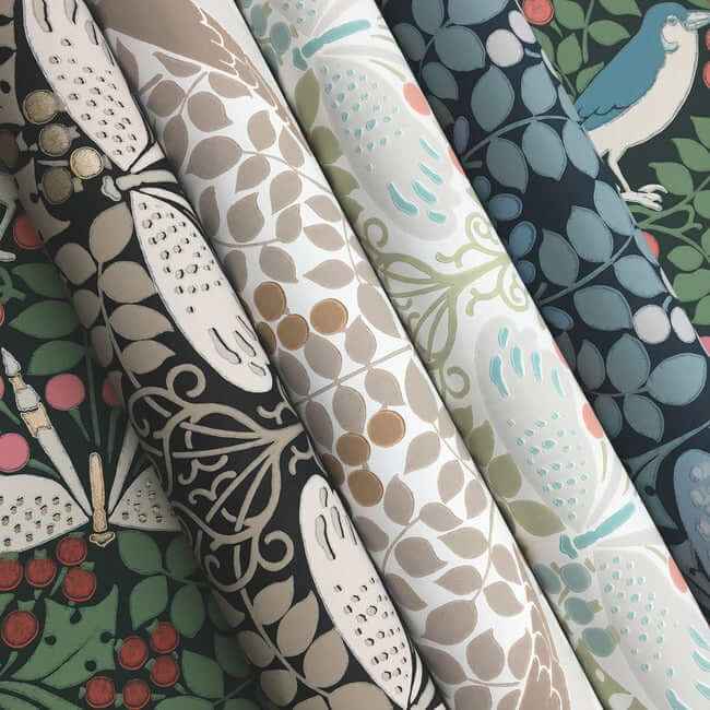 Butterfly Garden White Wallpaper - York Wallcoverings - AC9163 - York Wallcoverings Wallpaper