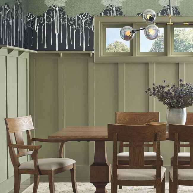 Oakwood Grove Black Wallpaper - York Wallcoverings - AC9222D - York Wallcoverings Wallpaper