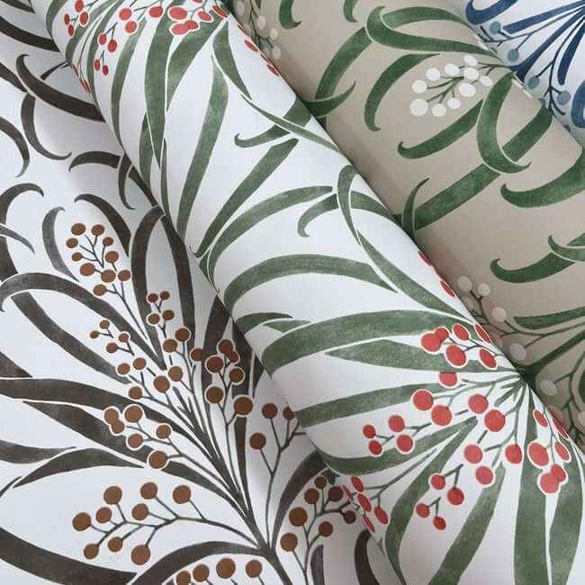 Calluna Linen Metallic Wallpaper - York Wallcoverings - AC9144