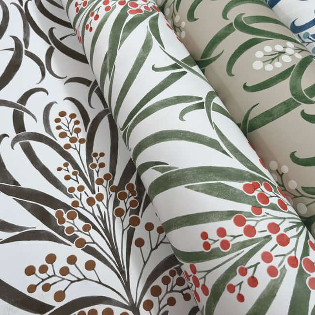 calluna-white-taupe-metallic-wallpaper-york-wallcoverings-ac9142 - York Wallcoverings Wallpaper