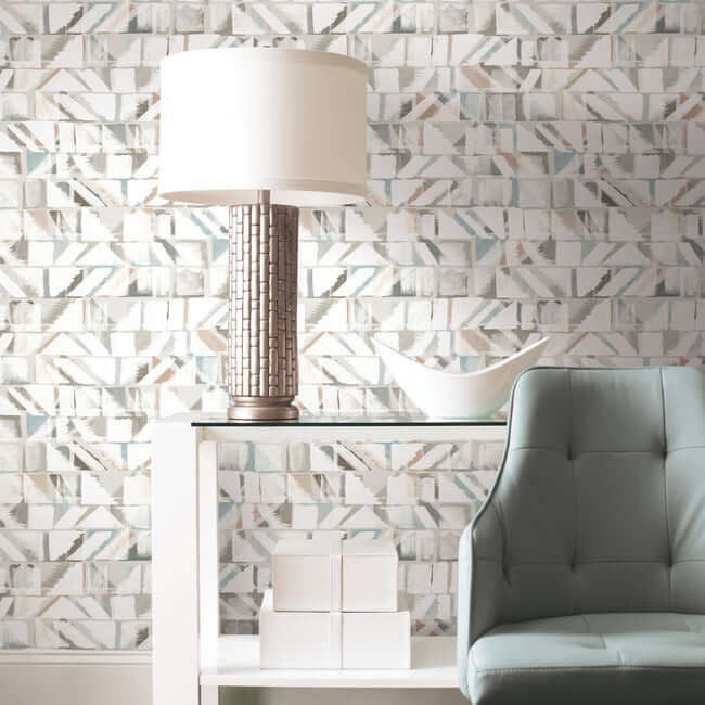 refraction-brown-beige-peel-stick-wallpaper-york-wallcoverings-psw1222rl - York Wallpaper Wallpaper