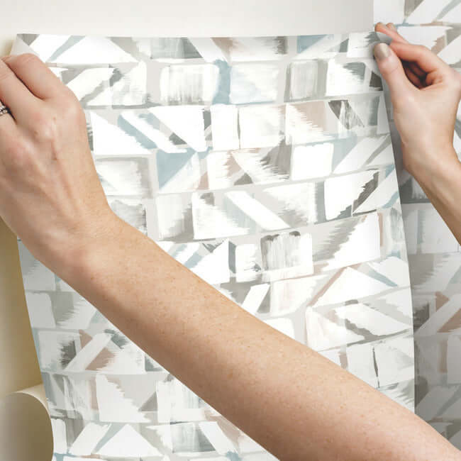 refraction-brown-beige-peel-stick-wallpaper-york-wallcoverings-psw1222rl - York Wallpaper Wallpaper