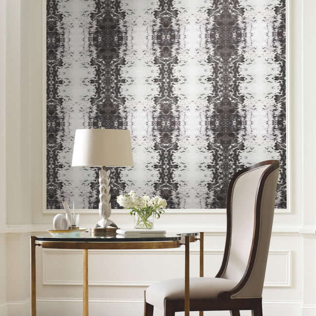 marbled-appaloosa-black-peel-stick-wallpaper-york-wallcoverings-psw1380rl - York Wallpaper Wallpaper