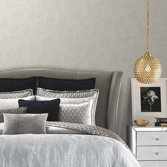 Flutter Vine Light Neutral Wallpaper - York Wallcoverings - DT5026 - York Wallcoverings Wallpaper