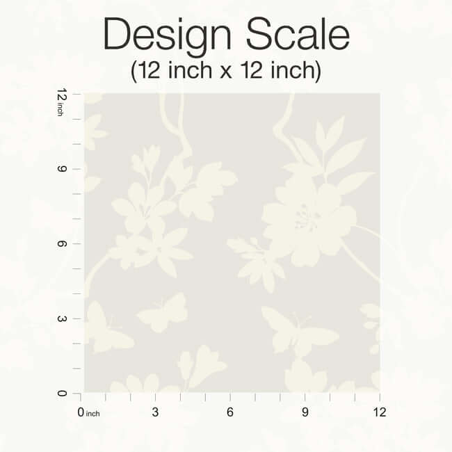 flutter-vine-white-wallpaper-york-wallcoverings-dt5024 - York Wallcoverings Wallpaper